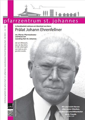 Pfarrblatt Juni 2023