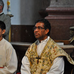 Abschied des Pfarrer P. Brian