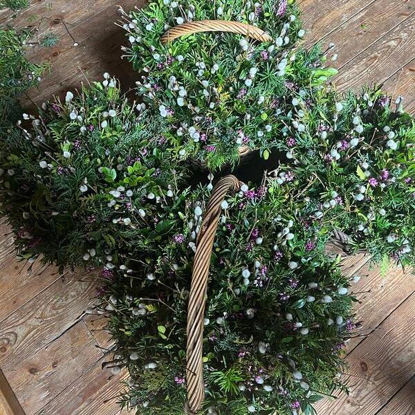 Palmbuschenbinden der kfb Steinerkirchen