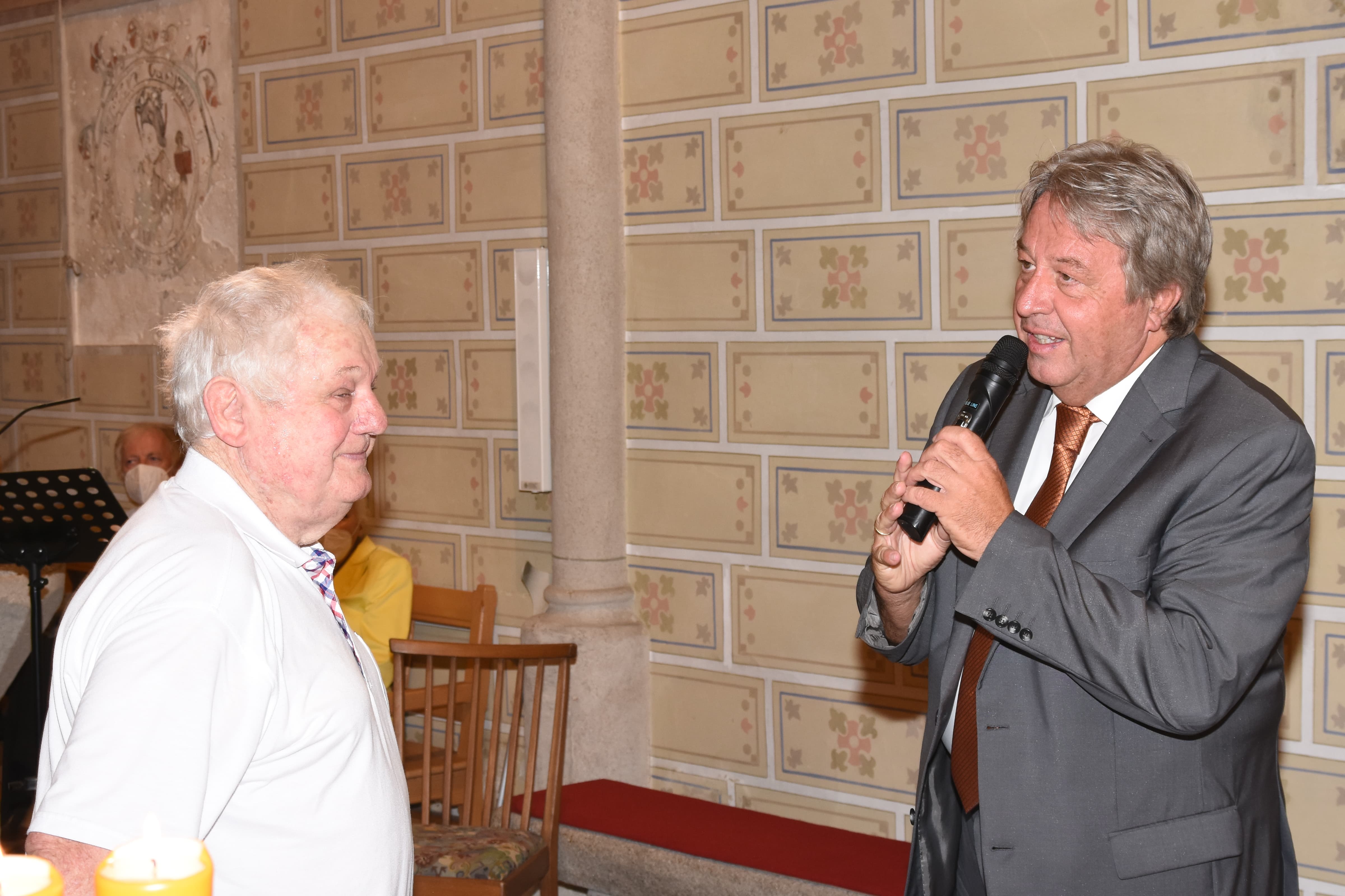 Dank des Bürgermeisters Mario Mühlböck