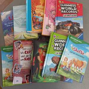 Viel Lesestoff wartet auf die Kinder