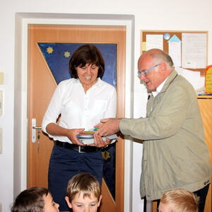 Abschied von Pfr. Wimmer im Kindergarten