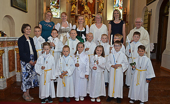 Erstkommunion 2018 in der Pfarre Kopfing