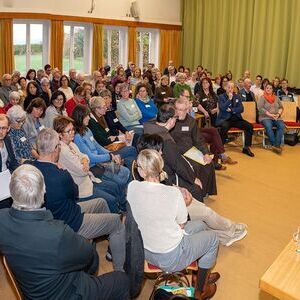 Etwa 100 Interessierte wurden über die nächsten Schritte im Umstellungsprozess informiert.