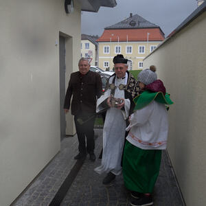 Kriegerehrung und Friedhofsegnung