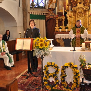 Begrüßung durch PGR Andrea Knieger