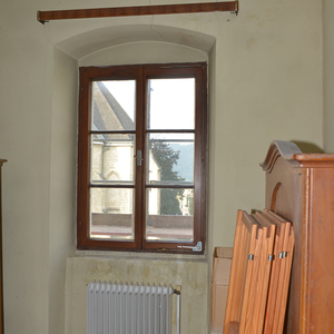 Tischlerei Watzl fertigt neue Kastenfenster für den Pfarrhof Kirchdorf/Krems.