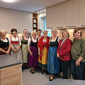 Erste Benutzung bei den Jubeltrauungen 2023 durch die Goldhauben