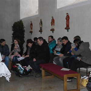 Kindersegnung mit P. Meinrad