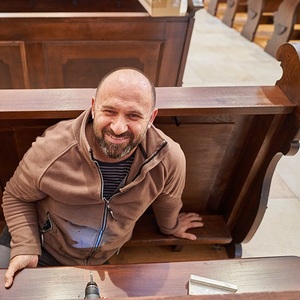 Bankheizung montieren