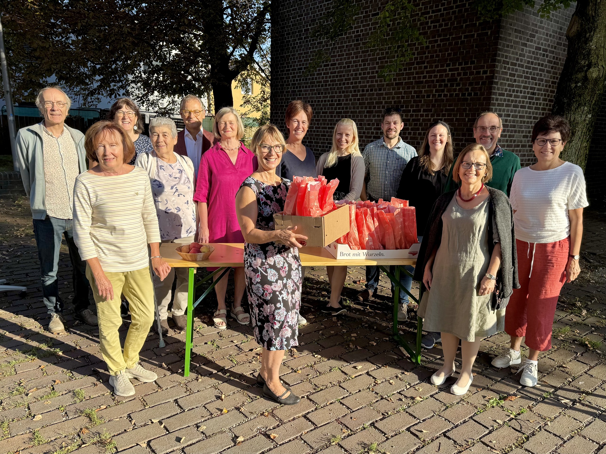 Die Mitglieder des Treffpunkt Umwelt bei der Aktion anlässlich des Mobilitätstages 2025