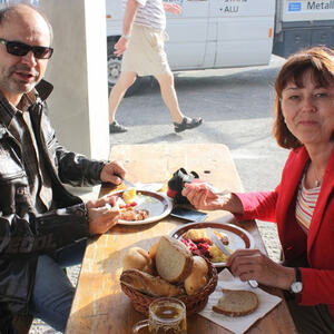 Neugestalteter Kirchenplatz 