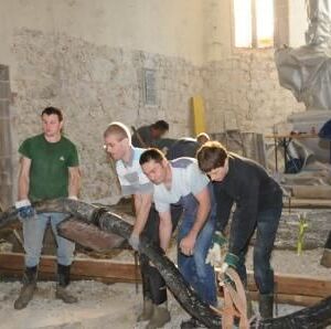 Elektroinstallationen und Betonieren