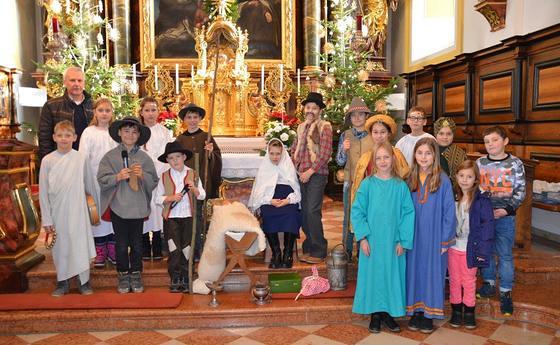 Gruppenbild Hirtenspiel