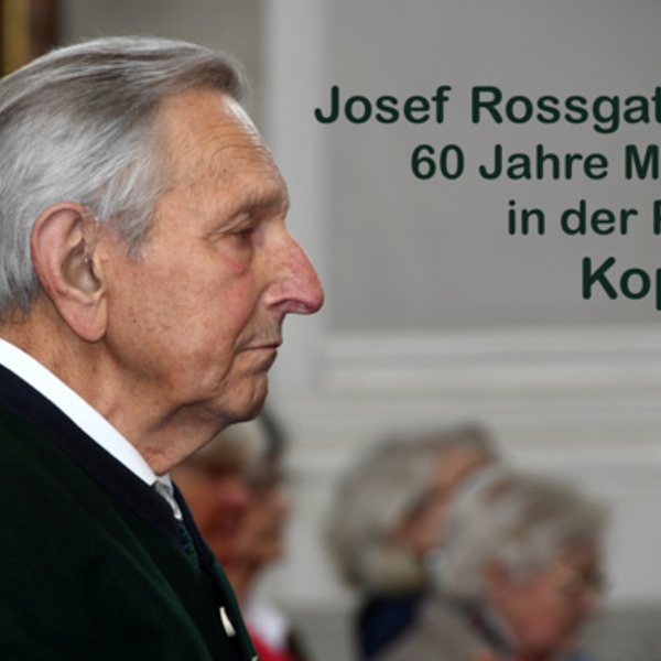 60 Jahre Mesner Josef Rossgatterer