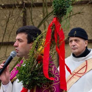 Palmprozession und Heilige Messe