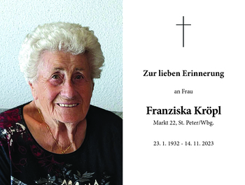 Franziska Kröpl / Gruber Willi