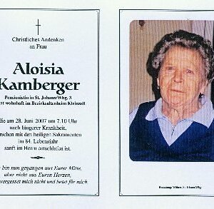 gestorben am 29. Juni 2007