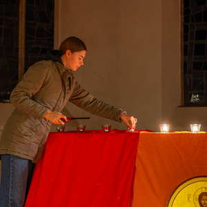 Vorbereitung für das Taizé-Gebet