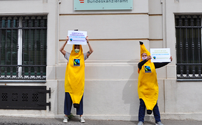Fairtrade fordert Solidarität mit allen kleinbäuerlichen Betrieben.