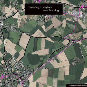 Weg 1: Bergham-Pasching