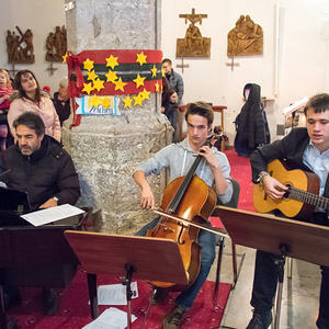 Die Kindermette in der Pfarre Kirchdorf/Krems. Gestaltet von der Katholischen Jungschar.