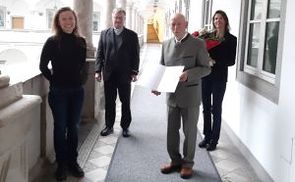 Franz Stöttinger/ Verleihung Eduard Ploier Preis