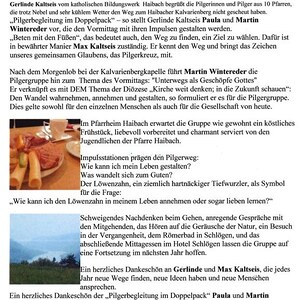 Pilgerwanderung 2019