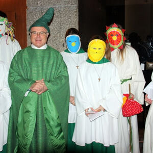 Faschingskindermesse und Pfadfinderfrühschoppen