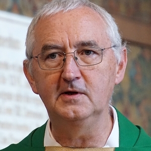 Pfarrer Fritz Vystrcil bei der Predigt