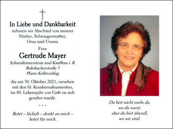 Gertrude Mayer