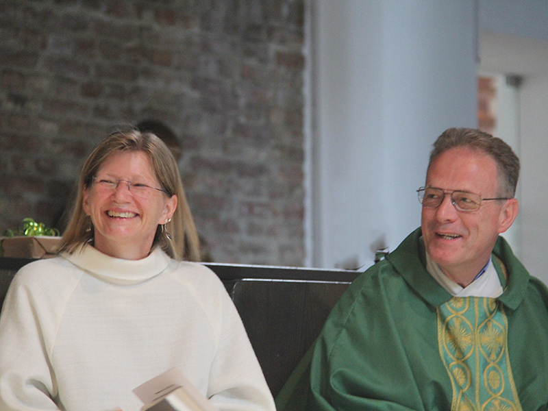 Pastoralvorständin MMag.a Maria Fischer und Pfarrer Mag. Franz Asen 