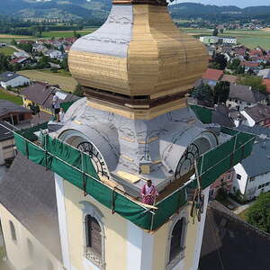 Sanierung der Turmkuppel 2017