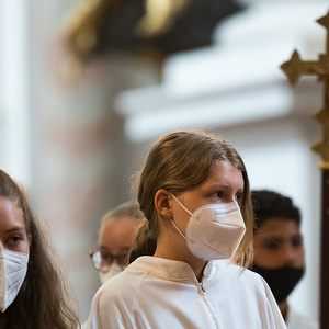Familiengottesdienst mit Aufnahme der JS- und Ministrantenkinder vom Vorjahr