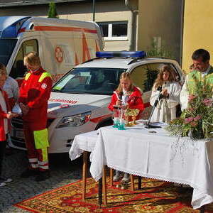 Fahrzeugsegnung des Samariterbundes Feldkirchen