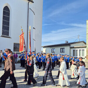 Prozession zur Kirche