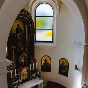 Glasfenster Kapelle Steyr St. Anna