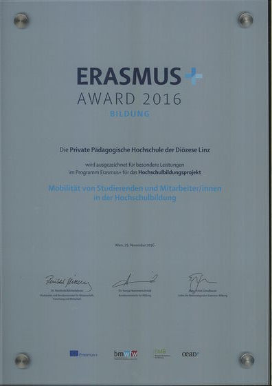 Erasmus+ Award