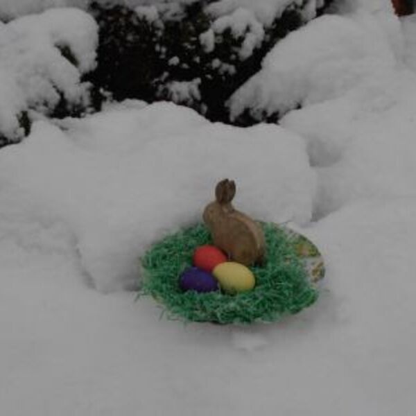 Ostern im Schnee