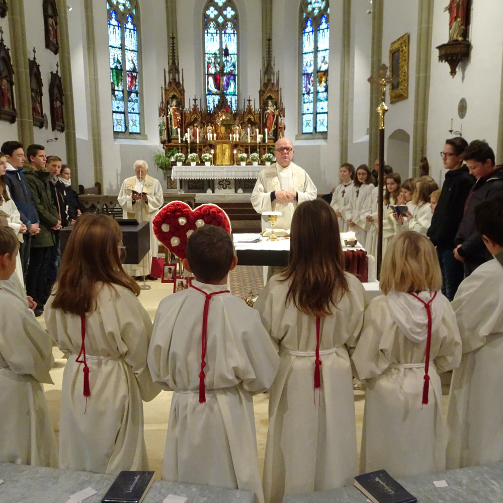 Ministrant:innenaufnahme 2018 in Heiligenberg