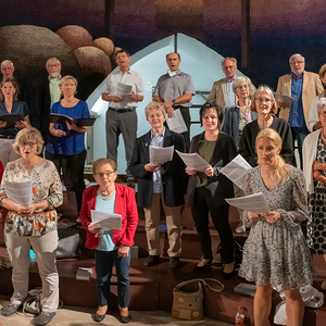 Der Kirchdorfer Kirchenchor durfte Anfang Juli nach langer Zeit wieder einen Gottesdienst musikalisch mitgesalten