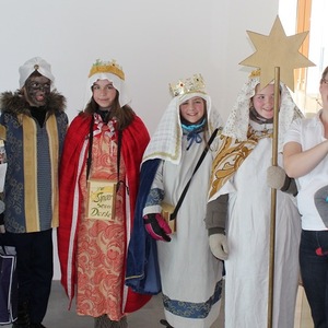 Sternsinger unterwegs 2016