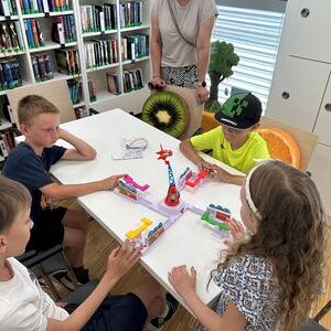 Die Brettspiele der Bibliothek wurden fleißig getestet