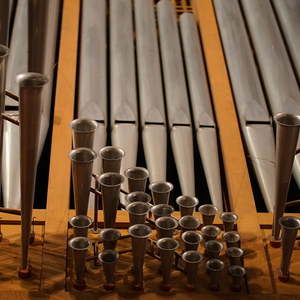 Spanische Trompeten der Rudigierorgel im Linzer Mariendom.
