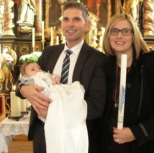 Eltern: Ingrid Leitgeweger und Gerald Fink