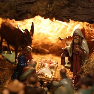 Kirchenschmuck am Hl. Abend in St. Quirinus