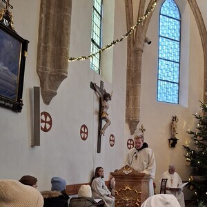 Joshua verliest die Weihnachtsgeschichte.