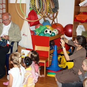 Abschied von Pfr. Wimmer im Kindergarten