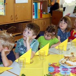 Abschied von Pfr. Wimmer im Kindergarten