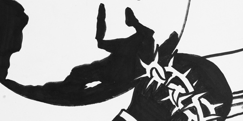 Jesus nimmt das Kreuz auf seine Schultern